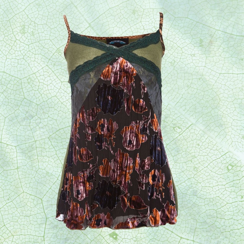 Women's V-Neck Lace Trimmed Camisole Tank Top